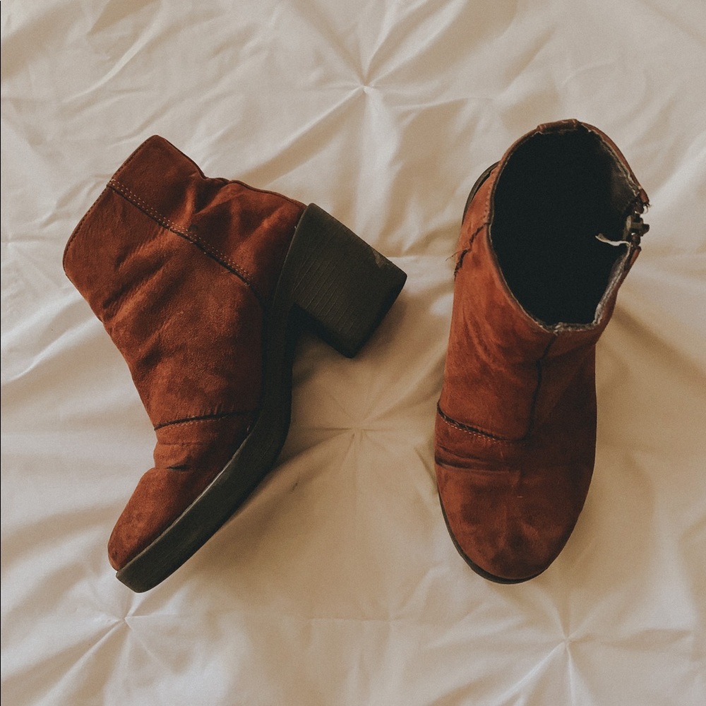 topshop brown booties